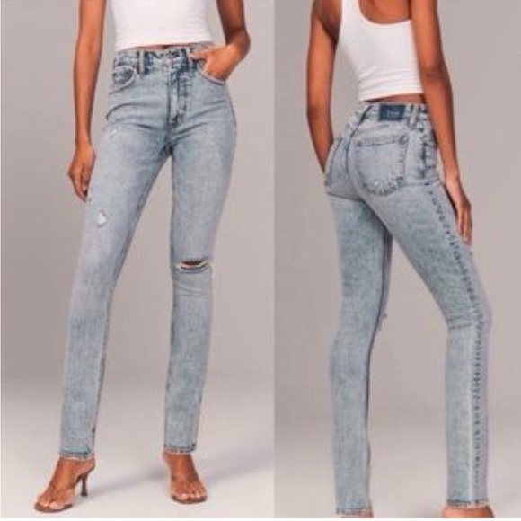 Abercrombie & Fitch 90’s Skinny High Rise Jean - Picture 2 of 8